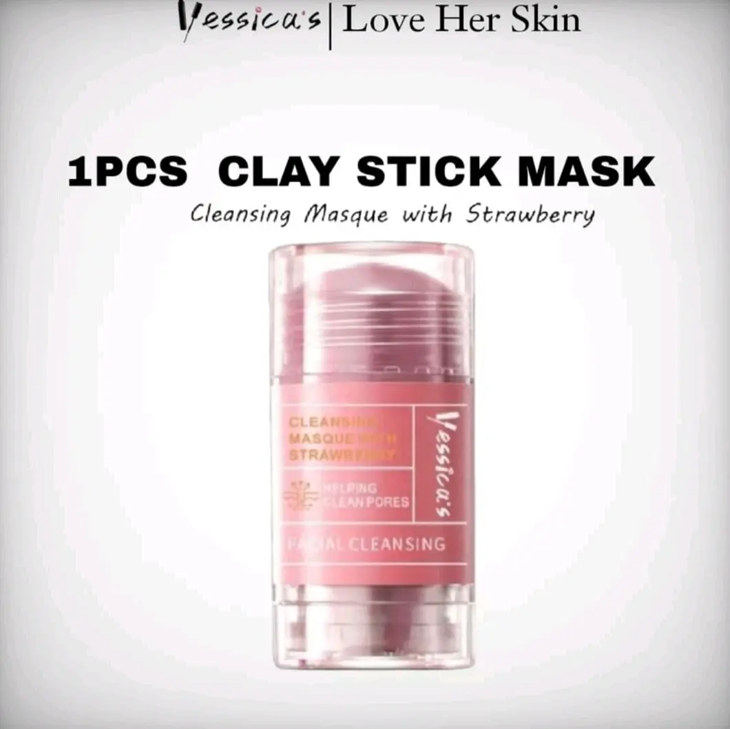 [1 PCS] YESSICA ’s Tea Tree & Strawberry Anti Pores & YESSICA Ance Clay Stick Mask 50gr