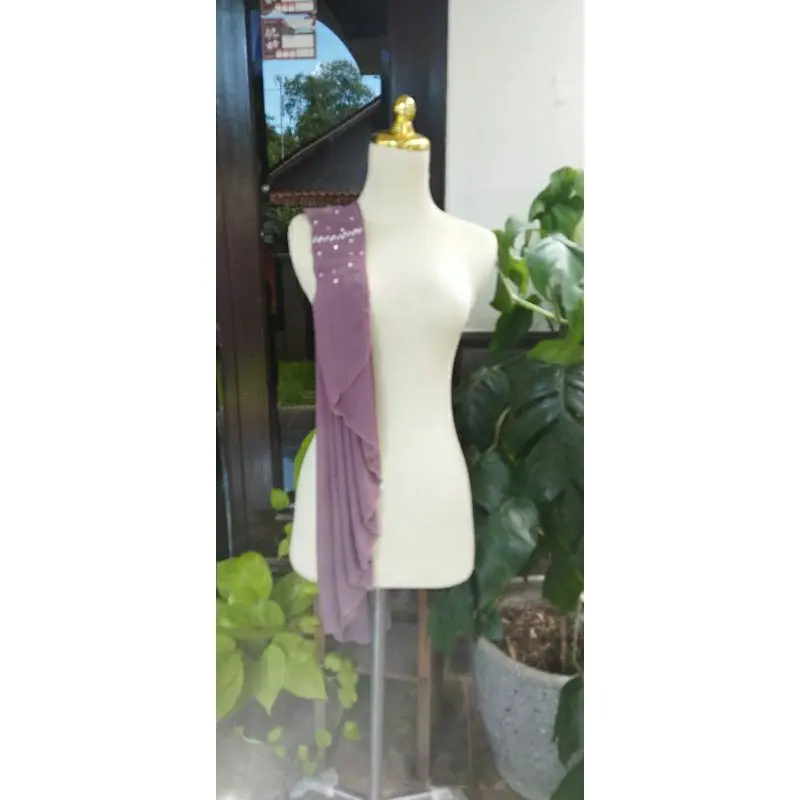 COD SELENDANG KEBAYA SUSUN PENDEK /SELENDANG BAHU / SELENDANG CERUTY /SELENDANGSIFON