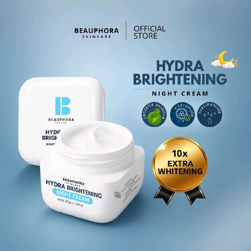 [PAKET BUNDLING] BEAUPHORA - Day Cream 30gr & Night Cream 30gr untuk Kulit Cerah 7 Hari, Anti-Aging, Melembapkan, BPOM NA18240115255 1