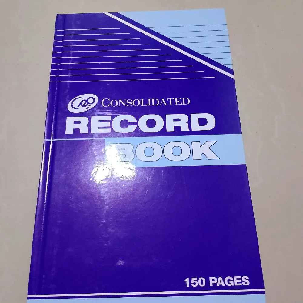 Consolidated Record book (BIG) 150 pages,300 pages,500 pages,School ...