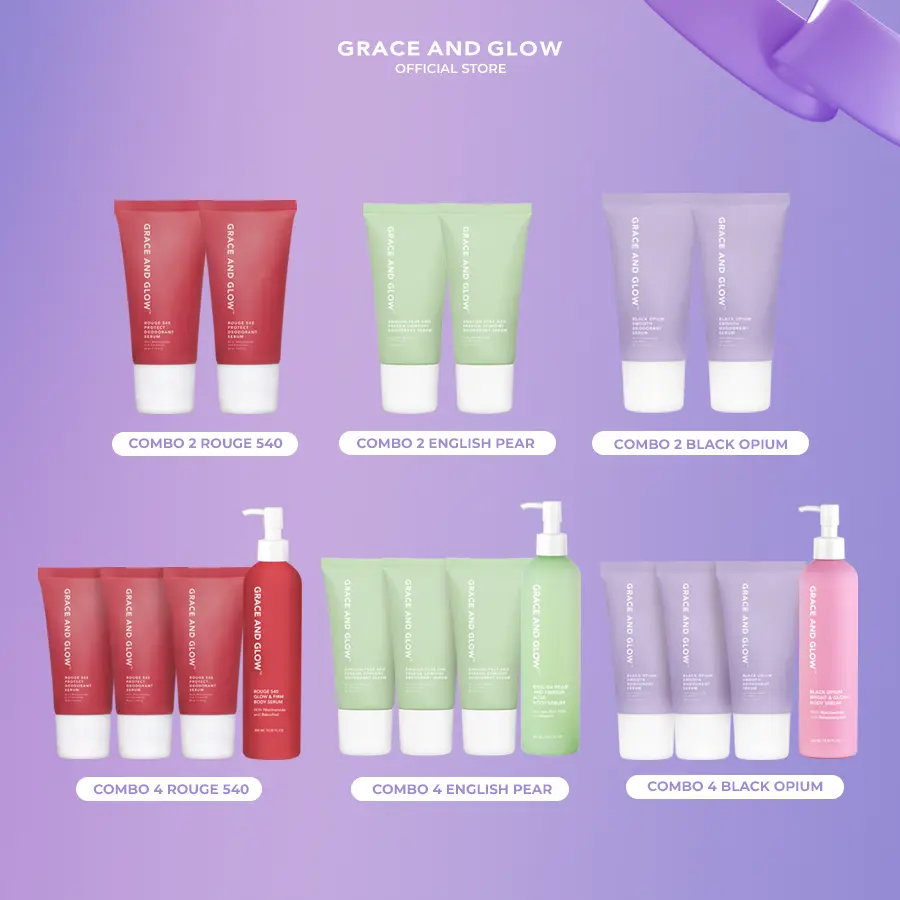 Lăn Khử Mùi Grace And Glow Smooth Deodorant Serum Với Niacinamide Và Aha