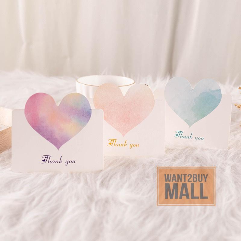🔥Gifts🎁🔥 Love Heart Message Greeting Gift Card Blessing Cards Wish Bonquet Happy Birthday Christmas Kad Ucapan Cinta 4