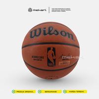 Gambar Wilson Bola Basket NBA Authentic Indoor Size 7 - Bahan Premium Composite Leather & Bladder Game Ball - Cover PureFeel MicroFiber - Ever Bounce - Original Berkualitas Tinggi - Outdoor - BOLA dari Toko Mekari Olahraga Kab. Tangerang 1 Tokopedia