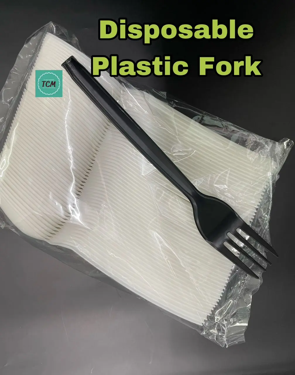 [Ready Stock] Disposable Plastic 6.5" Fork/Spoon/Sudu/Garpu Plastik Kenduri/Jamuan/Party 50 's + -