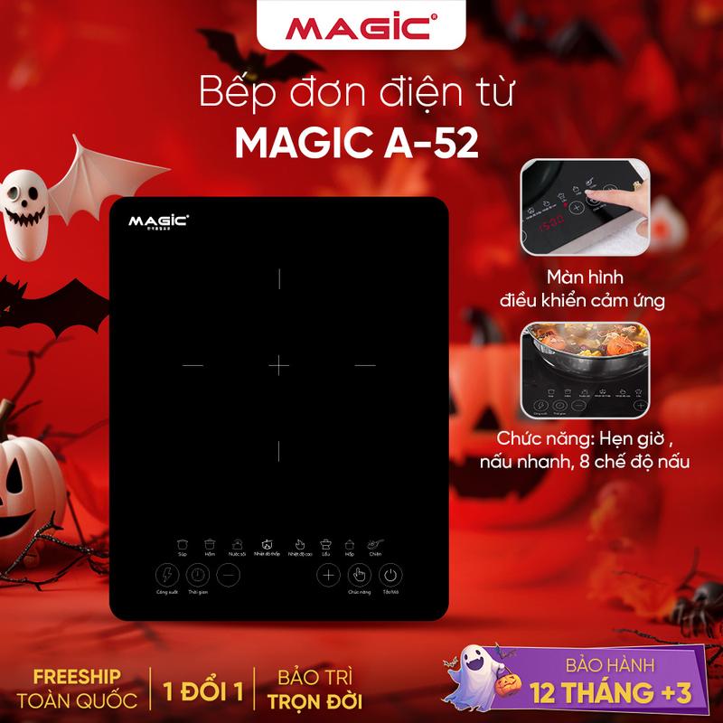 Bếp điện từ Magic A-52, công suất 1500W, bảo hành 12 tháng
