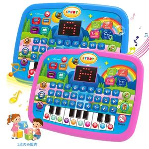 多機能学習タブレットおもちゃ、1個入り文字・数字・音楽機能付き教育用おもちゃ、幼児向け教育・啓蒙玩具 #TOP PICKS
