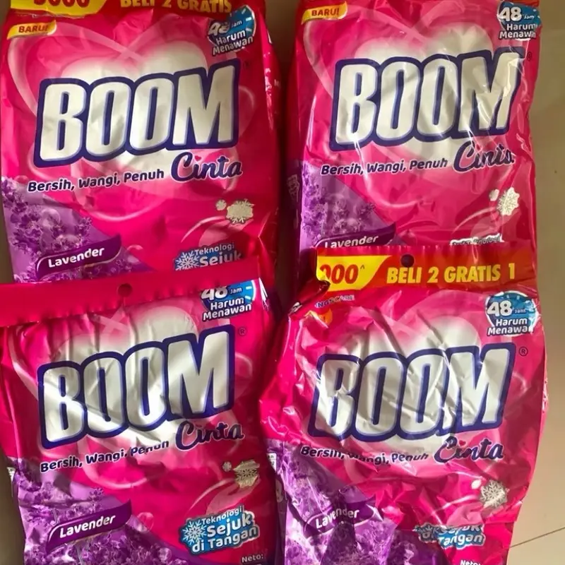 ECER  promo 4 detergent BOOM kemasan 5000 0