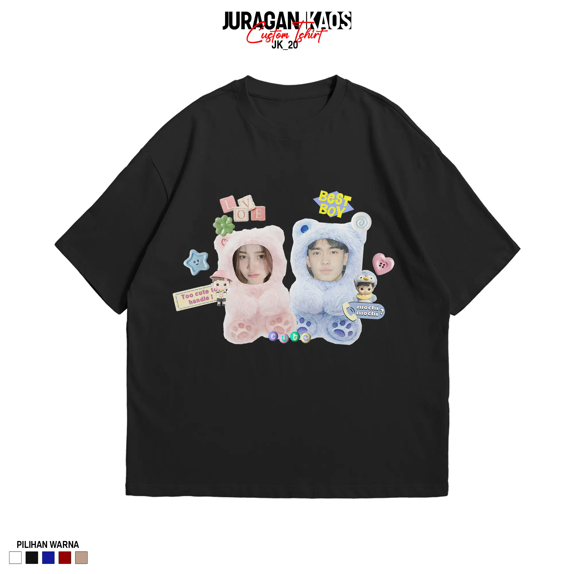 Lengan Pendek ( HITAM )