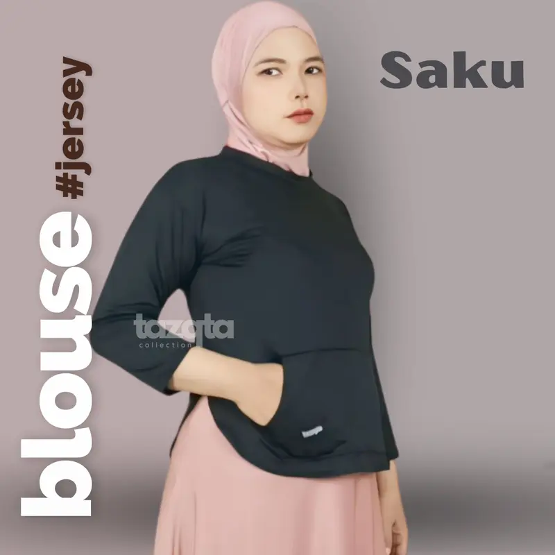 Baju Atasan Oval Jersey Daily  Sporty Polos Saku List BY TAZQTA 5