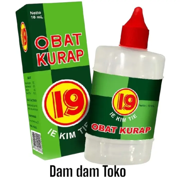 Obat Kurap Cap 19 10ml IE KIM TIE Kulit