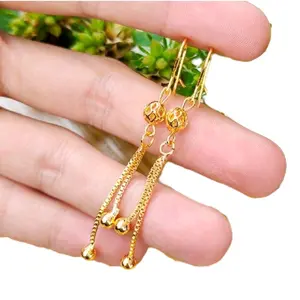 anting desy titanium anti karat motif jurai gold termurah Elegan Earrings