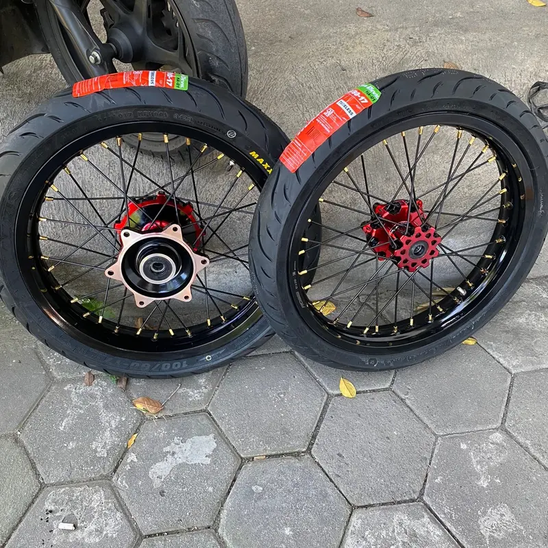 Velg Rossi 215 250Tromol CRF FredayRuji WilwwodBan Maxxis 100/80 90/80 - Motorcycle 0