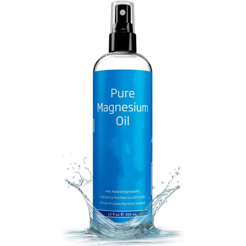 Pure Magnesium Oil Spray (300ml) USP Grade | Sourced from the Underground Permian Seabed Fast Absorption | Muscle Relaxation | Skin & Body Care Includes eBook for Wellness & Comfort