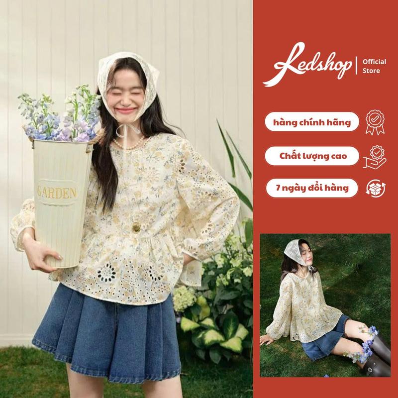  Áo Babydoll Thêu Hoa Nổi 308006 2 Lớp Chất Ren Phong Cách Hàn Quốc Cho Cô Nàng Yêu Thích Phong Cách Hàn Quốc 