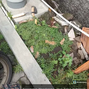 WANGKIL MIRING cangkul mini cangkul rumput kored pembersih koret garuk