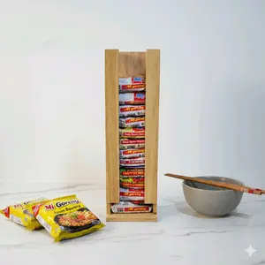 Rak Mie Instan Rak Indomie Rak Warmindo Dengan Desain Minimalis Dan Kapasitas Besar Untuk Mie Goreng Dan Mie Instan