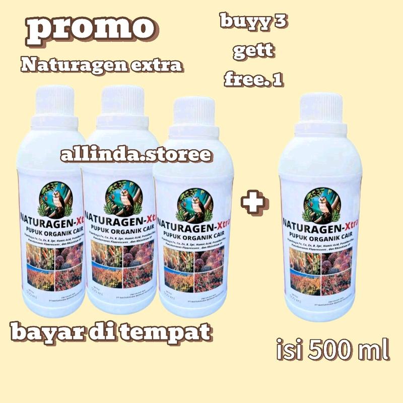[beli 3 gratis 1] NATURAGEN-XTRA PUPUK ORGANIK CAIR meningkatkan hasil panen kebun, padi, jagung, cabe, sawit Dan Jenis Tanaman Lainya Alami 1