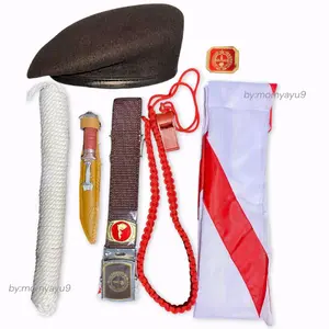 Set atribut pramuka anak SD SMP SMA -Topi, sabuk, dasi kacu dll Set Putra
