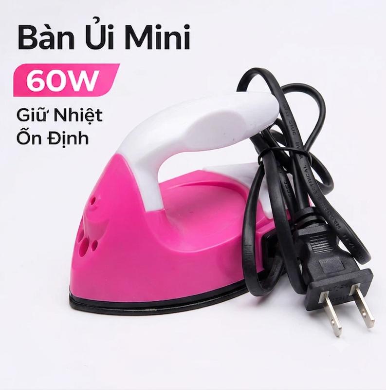 Bàn Ủi Mini 60W Đa Năng - Nhỏ Gọn, Dễ Dùng, Chuyên Dùng Cho Hạt Nhựa Ghép Hình DIY
