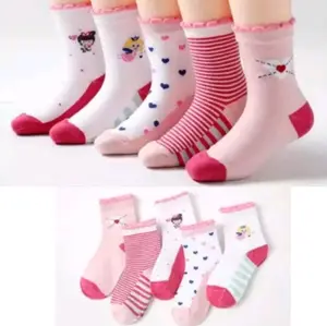 12 pasang kaos kaki anak cewe motif lucu Cewe Fashion warna random