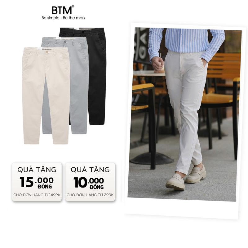 Quần Kaki Nam Dài BTM Gent Trouser - Vải Kaki Co Dãn Form Slimfit - Mã 27.374 Menswears