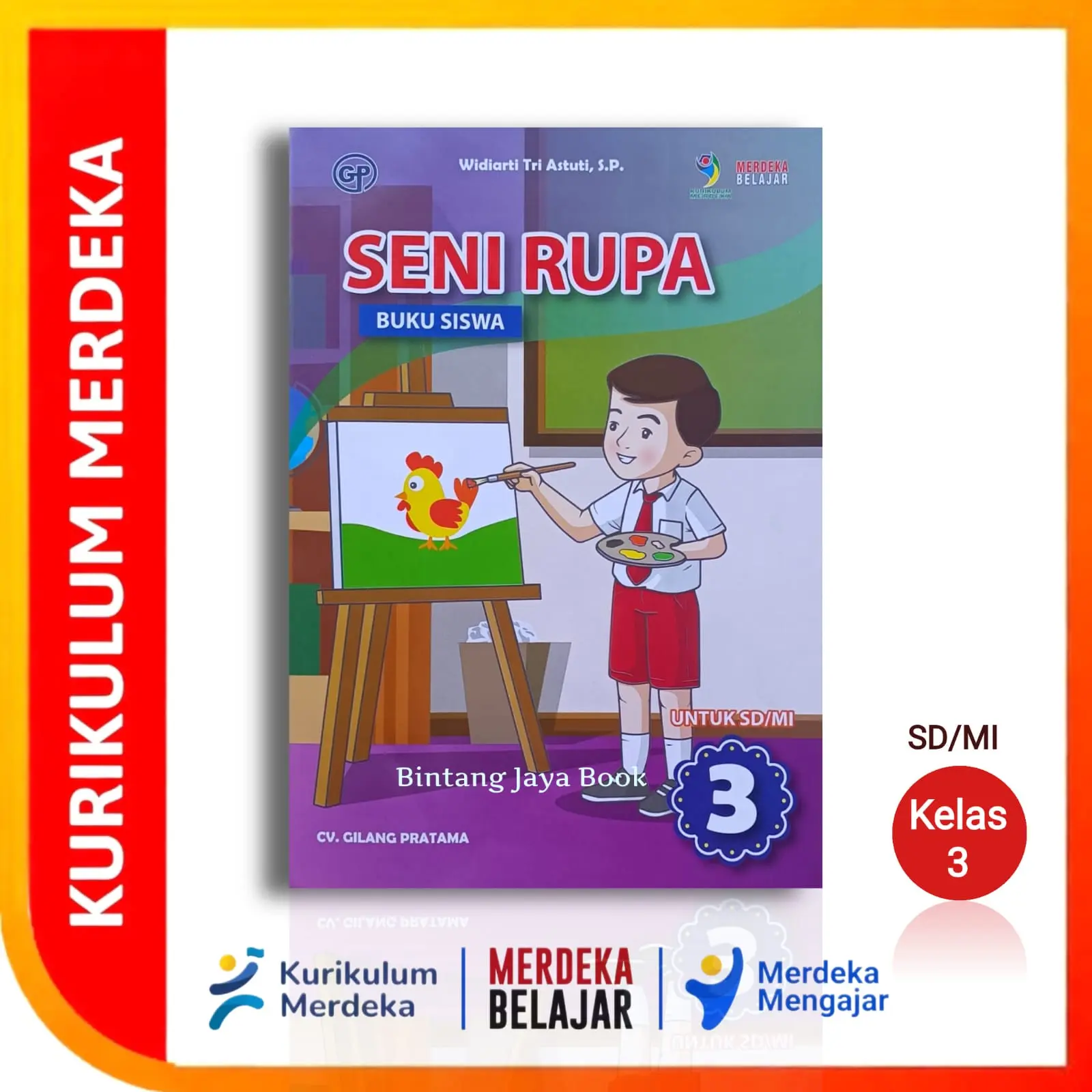 Buku Seni Rupa Kelas 3 SD/MI Kurikulum Merdeka