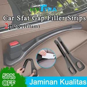 HYTRA 2pcs Universal Celah Kursi Mobil Pu Anti Bocor Strip Sumbat Celah Mobil Anti Bocor Strip Gap Filler Mobil Strip