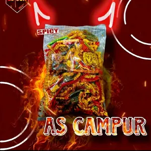 AS CAMPUR 100 GRAM SEBLAK SEBRING CEMILAN SPICY Rasa Pedas Enak untuk Camilan Harian