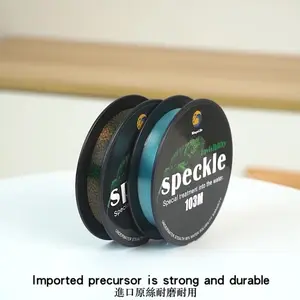 ◤New◢ Senar Pancing Kuat Mudah Tenggelam Anti Keriting 100M Fishing Line Invisible Senar Speckle Hijau Biru