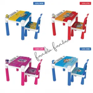 MEJA BELAJAR SET KURSI ANAK KARAKTER PAUD SD MEJA TULIS ANAK [NAIACC]