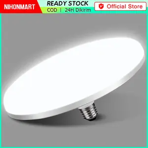 Lampu Bohlam LED UFO E27 Warna Putih White 220 Volt 15 36 60 Watt Waterproof IP65 / Lampu LED Bohlam LED UFO Ceiling E27