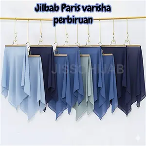 Hijab segi empat Paris jadul by varisha warna “PERBIRUAN” jilbab