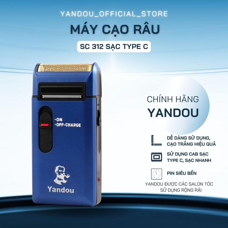 Máy Cạo Râu Yandou Lưỡi Ngang RSCW 312U Sạc USB Siêu Bền