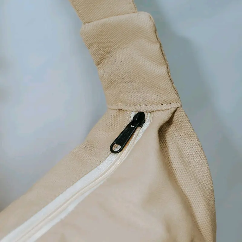 Tas selempang canvas / Kanvas mini Sling bag pria dan Wanita unisex simpel sikle 4