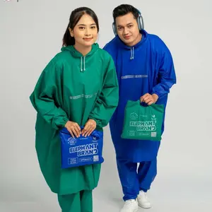 JAS HUJAN SETELAN DEWASA MODEL PONCO  - OPTIMUS ELEPHANT BRAND