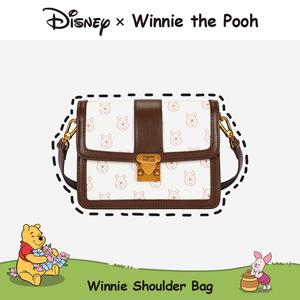 Beg Wanita Mewah Disney, Warna Kontras, Bahu Tunggal dan Silang Badan, Beg Persegi Kecil, [COD]