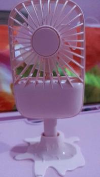 Product Review of (PRODUK ASLI INFINILAPAN) Kipas Angin Mini Genggam Portable Karakter Ice Cream 3 Speed Wind l Kipas Angin Lucu Portable USB l Mini Fan l INFINILAPAN kipas  mini kipas  minilucu from j**a 1