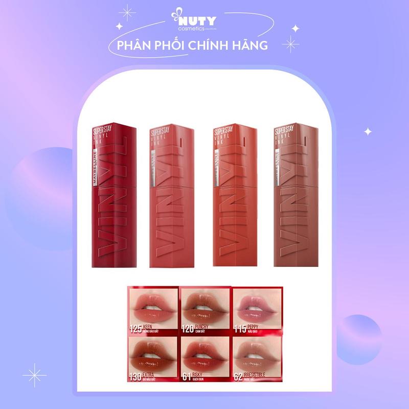 Son Bóng Bền Màu Superstay Vinyl Ink Maybelline New York 4.2ml