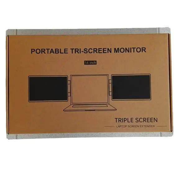 Portable Monitor Triple Screen Extender 14 Inch IPS FHD