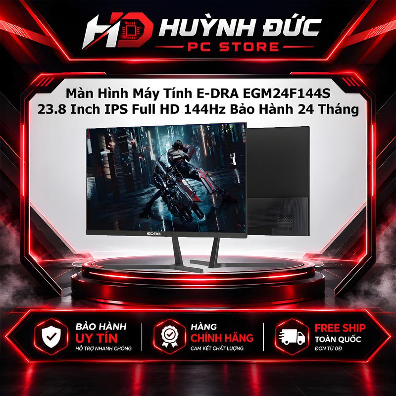 Màn Hình Máy Tính E-DRA EGM24F144S 23.8 Inch IPS Full HD 144Hz