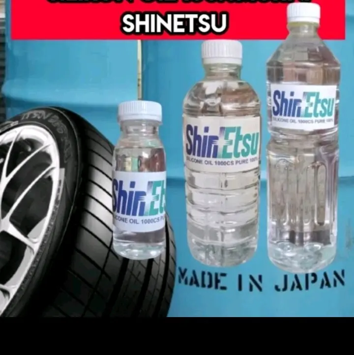 silicon oil / silicon murni / silicon pengkilap ban / silicon japan / silicon shinetsu shampoo cuci motor semir ban tahan lama sabun