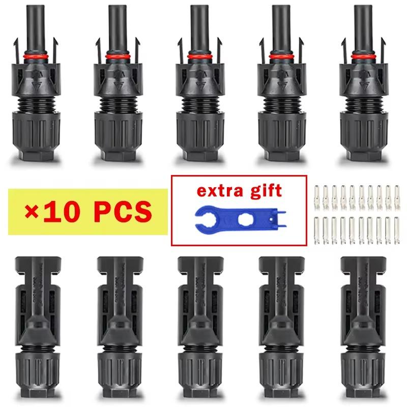 Product Introduction of 10/20/40/100/200/400Pcs Photovoltaic Solar Connector kit 1000V 30A connectors for solar panels PV/MC 2.5/4/6mm² 29