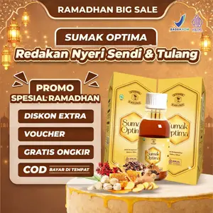 SUMAK OPTIMA - MADU HUTAN ALAMI EFEKTIF ATASI NYERI LUTUT KESEMUTAN SAKIT PINGGANG DAN BERBAGAI PERMASALAHAN SENDI -  HALAL - BPOM - KEMASAN BOTOL 135 ML
