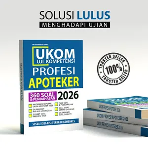 Buku UKOM Profesi Apoteker 2026 360 Soal Pembahasan Media Eduka