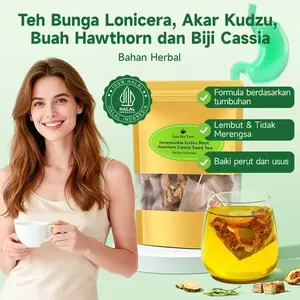 (BISA COD) Teh herbal dengan honeysuckle, kudzu, hawthorn, dan cassia seed. 0 gula, 0 lemak, membantu pencernaan, cocok untuk pria dan wanita. Teh perawatan jantung yang disiapkan dengan cermat untuk Anda pilihan untuk vitalitas dan kesehatan chinese  tea