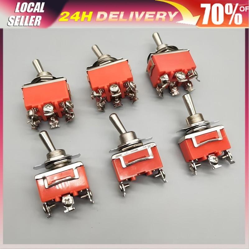 1PCS Toggle Rocker Button Switch ON-ON 3 Silver Contact Copper - TikTok ...