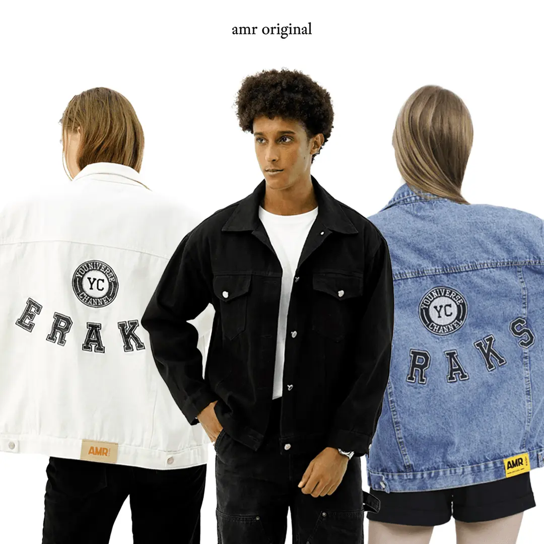 AMR Original - Eraks 1397 Collection - Jaket Jeans Oversize Dream Panjang Wanita
