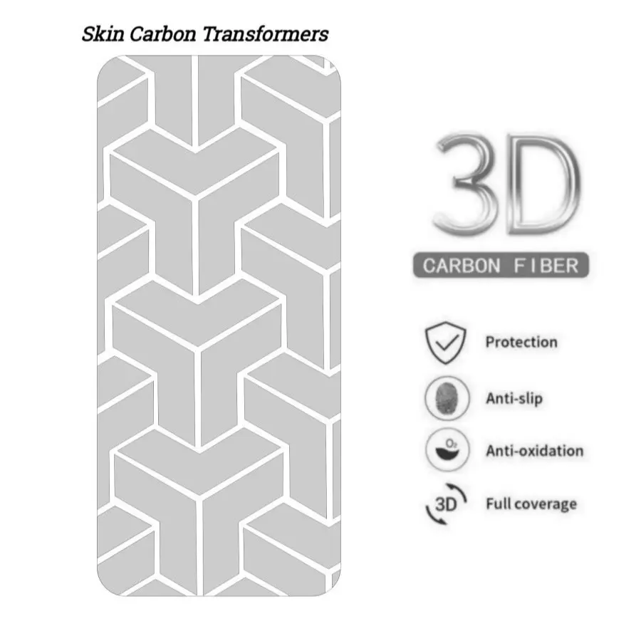 Premium Skin Carbon INFINIX HOT 50 4G 5G HOT 50 PRO+ Premium Garskin Motif Transformers