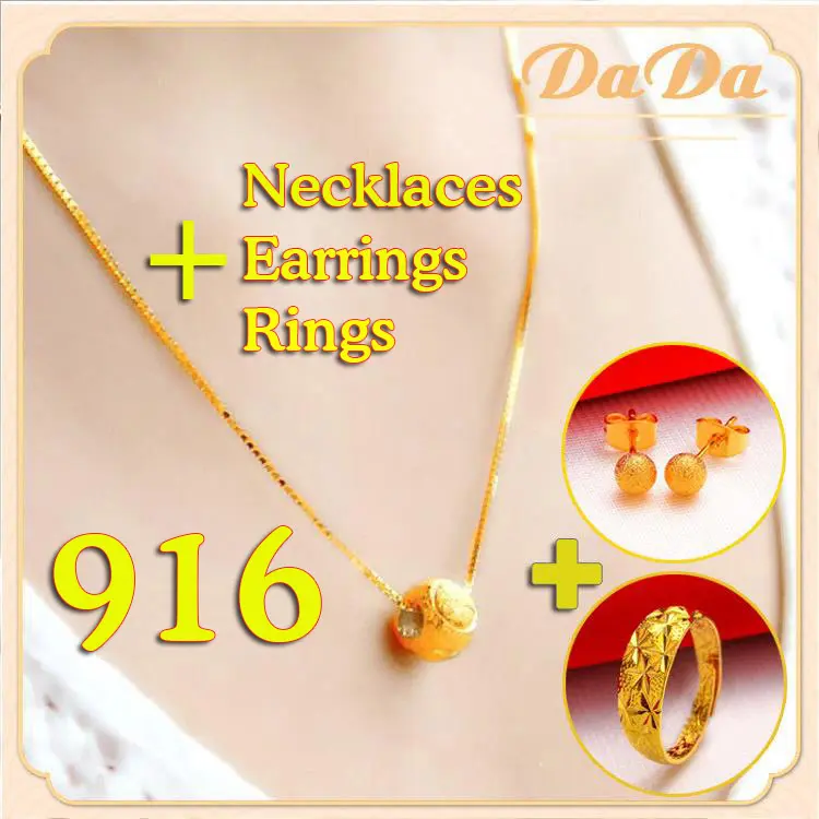 Kalung gila2 emas titanium cop 916 indonesia necklace women