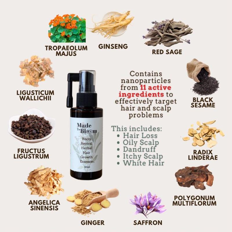 [MadeToBloom] Roots Revival Herbal Hair Growth Essence 1